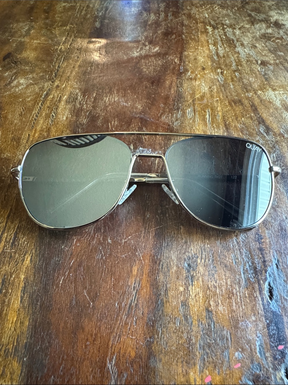 Quay Running Riot aviator sunglasses